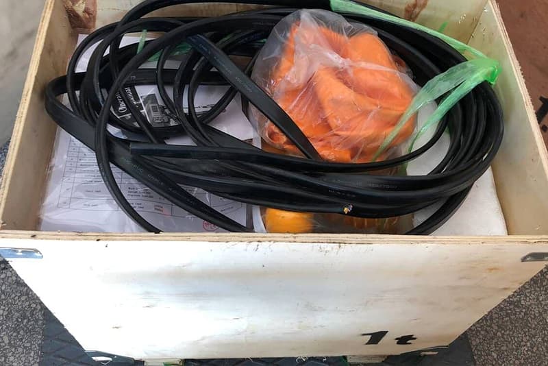 出口一臺1t環(huán)鏈電動(dòng)葫蘆到肯尼亞